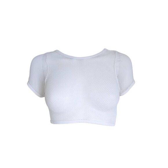 fishnet micro crop top - Picture 1 of 4